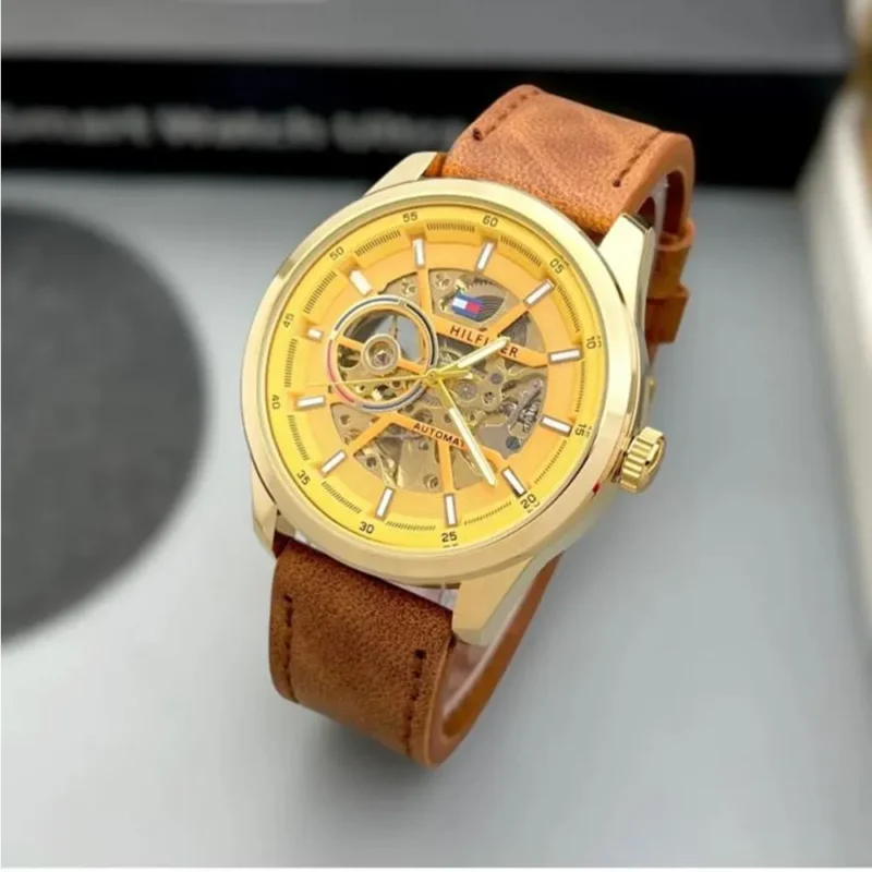 Stylish Tommy Hilfiger Automatic Watch For Men (BOT944)