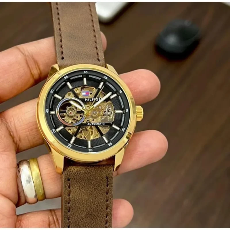 Stylish Tommy Hilfiger Automatic Watch For Men (BOT947)