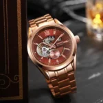 Trendy Seiko Automatic Watch All Working Open Back For Men (FT1383)