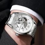 Trendy Seiko Automatic Watch All Working Open Back For Men (FT1387)